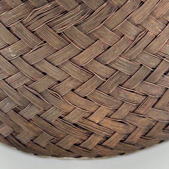 Sarah Cavender Metalworks Woven Copper-tone Cuff Bracelet Wide Design Handmade - Picture 6 of 11